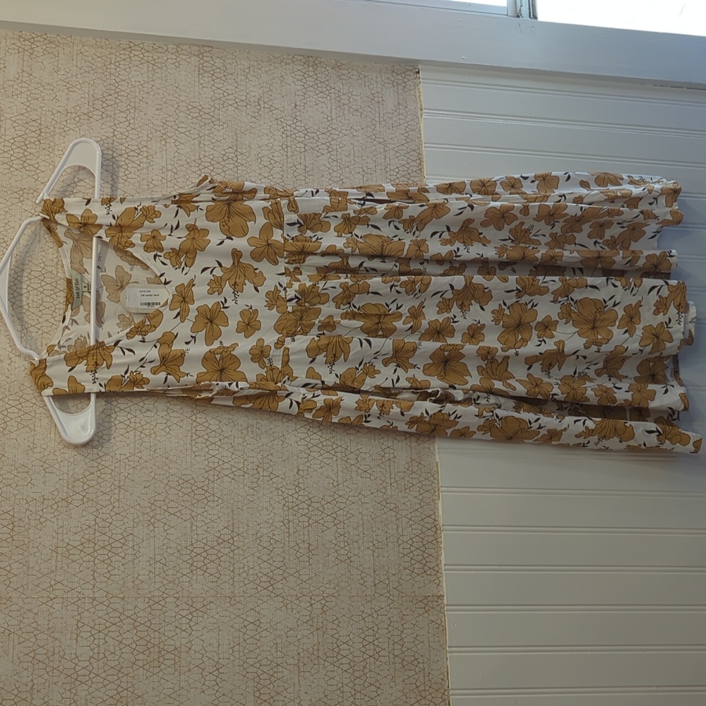 NEW Boho Floral Mini Dress Small – Summer Picnic Brunch Cottagecore | Yak N Yeti - Picture 3 of 6